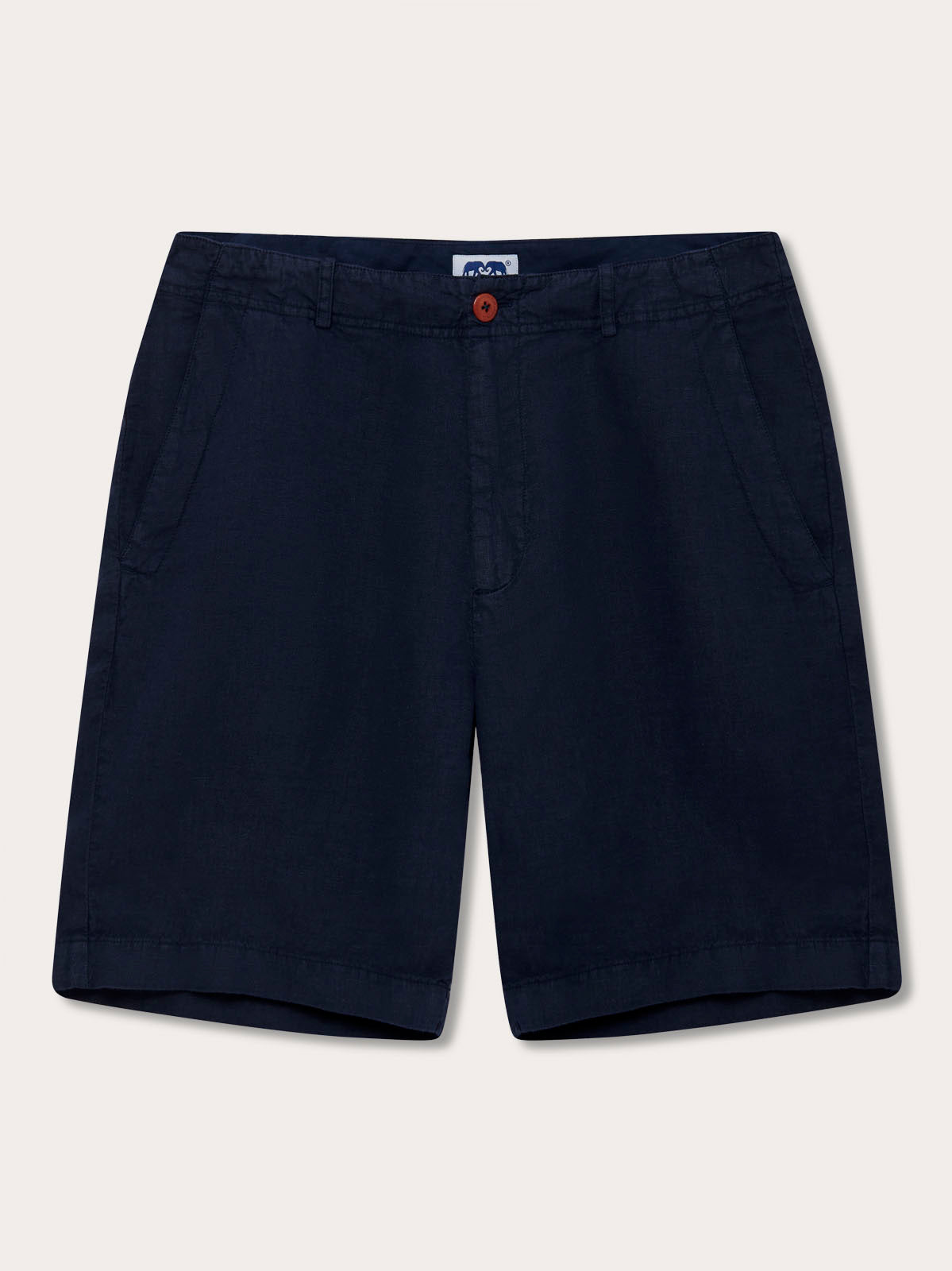 Men’s Navy Blue Burrow Linen Short