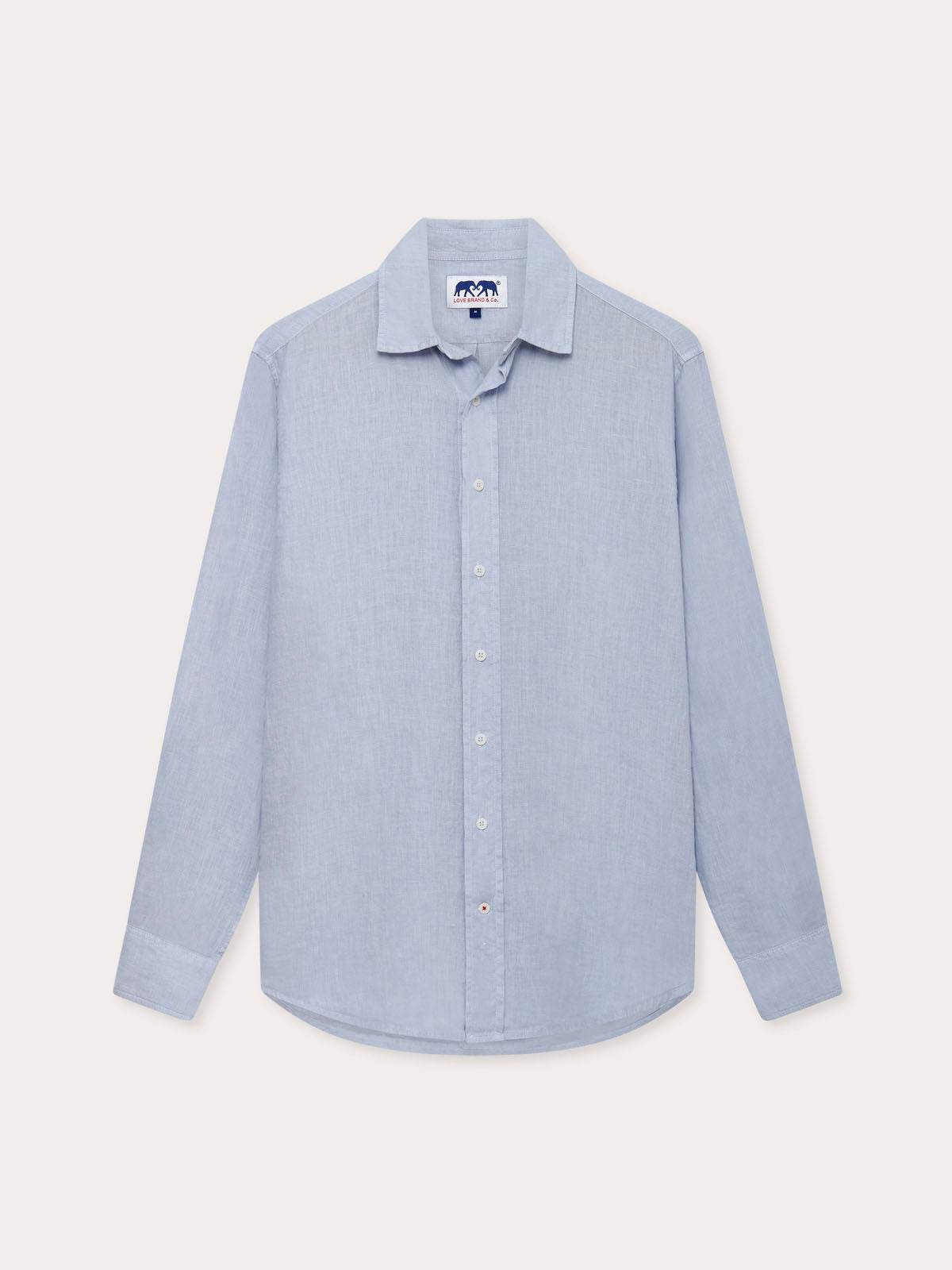 Men’s Sky Blue Abaco Linen Shirt