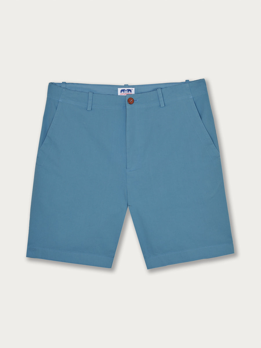 Men’s French Blue Harvey Cotton Short