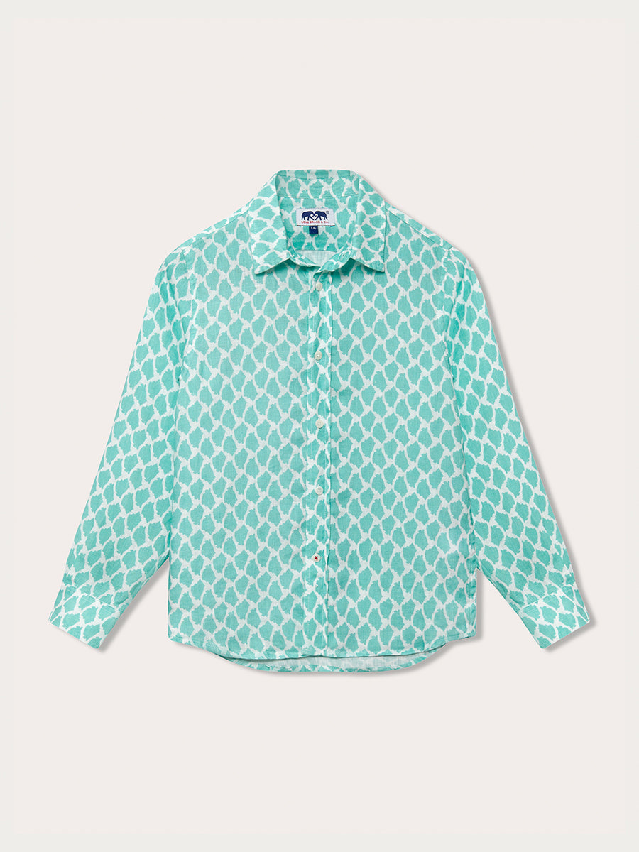 Boys Conch Salad Abaco Linen Shirt