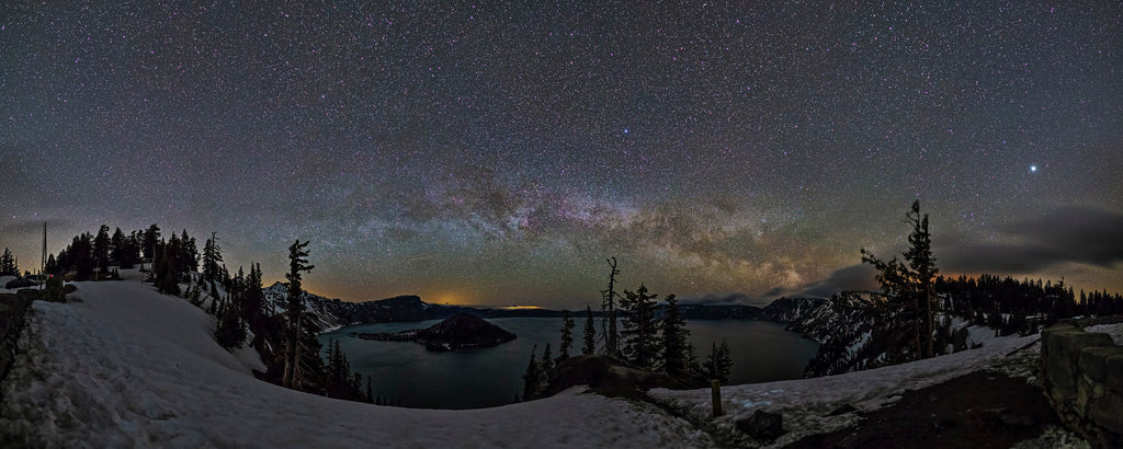 Chris Hendren Crater Lake Milky Way