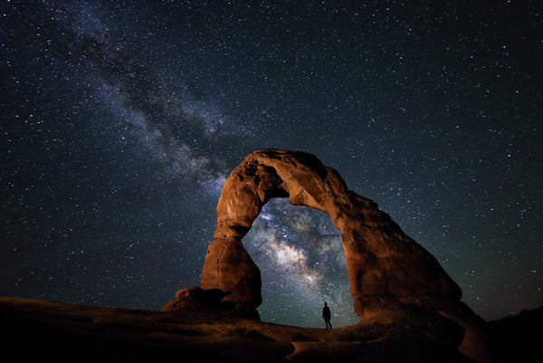 Delicate Arch Milky Way Galaxy Utah Travis Burke Photography