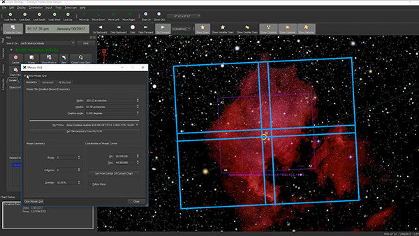 theskyx-mosaic grid display results