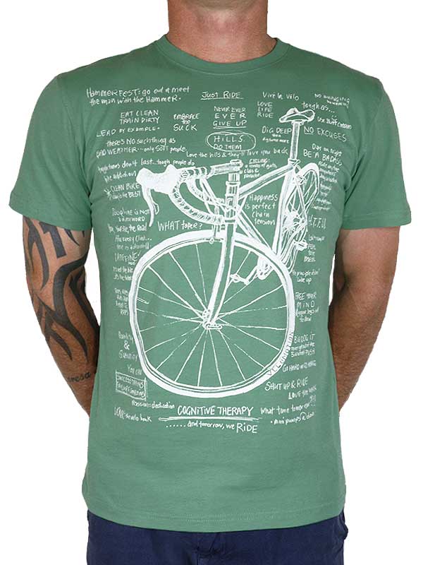 is meer dan Perfect logo Cognitive Therapy Men's Green Cycling T-Shirt | Cycology USA – Cycology  Clothing US