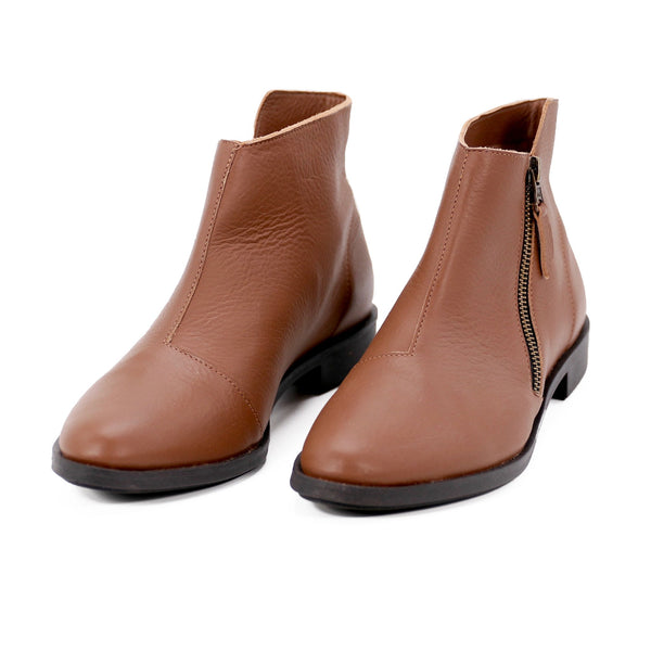 chestnut chelsea boots womens