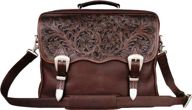 western leather briefcases