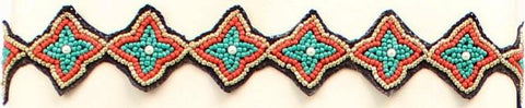 Wild West Living Western Beaded Star Shaped Headband