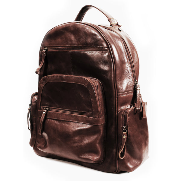 sam's club leather backpack