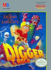 Digger T Rock Legend of the Lost City DMG LABEL NINTENDO ENTERTAINMENT SYSTEM