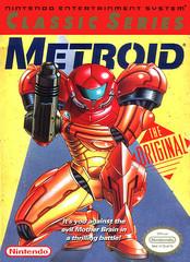 Metroid (yellow) DMG LABEL NINTENDO ENTERTAINMENT SYSTEM