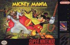 Mickey Mania BOXED COMPLETE SUPER NINTENDO ENTERTAINMENT SYSTEM