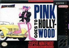 Pink Panther in Pink Goes to Hollywood DMG LABEL SUPER NINTENDO ENTERTAINMENT SYSTEM