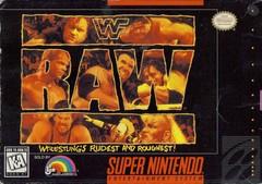 WWF RAW DMG LABEL SUPER NINTENDO ENTERTAINMENT SYSTEM