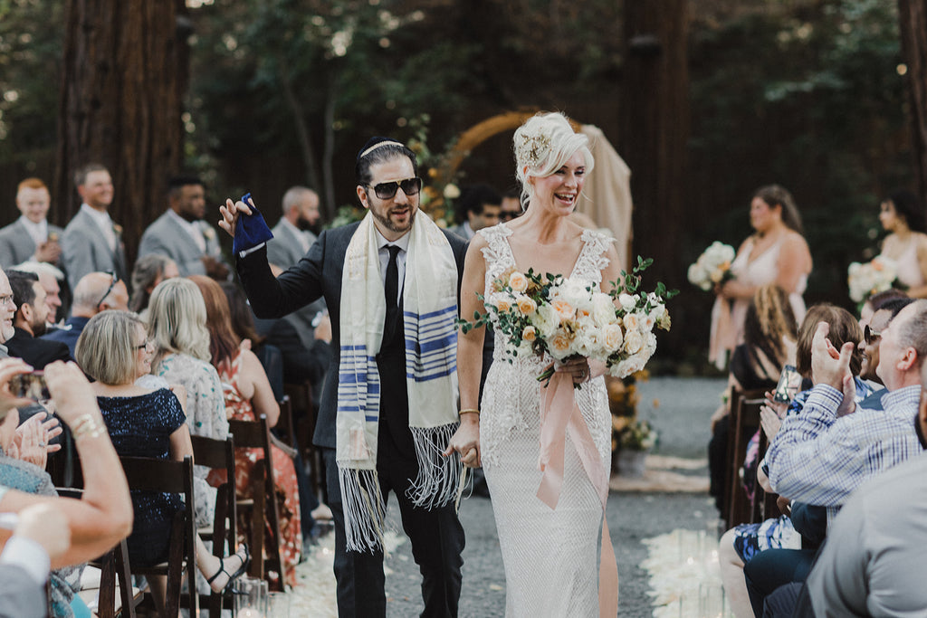 rustic eclectic wedding bride and groom 2