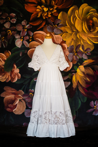 bohemian jr bridesmaid lace dress