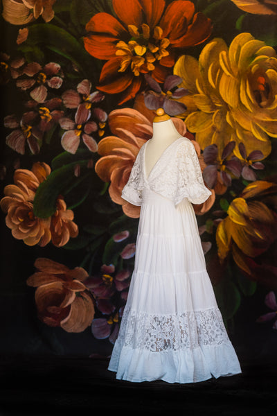 bohemian jr bridesmaid lace maxi dress