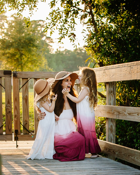 boho mommy and me photoshoot idea