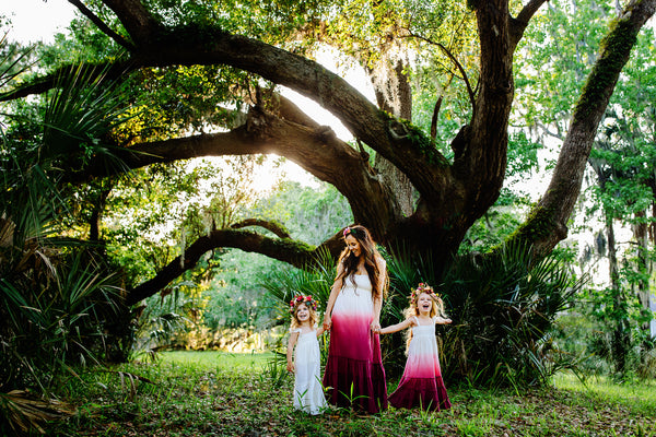 boho chic mommy and me maxi dresses