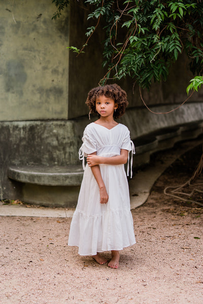 rustic country flower girl dress