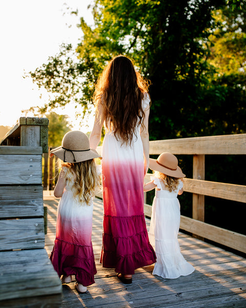 bohemian mother daughter maxi dresses