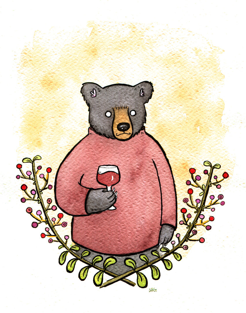 Drinking Bears: Black Bear Red Wine