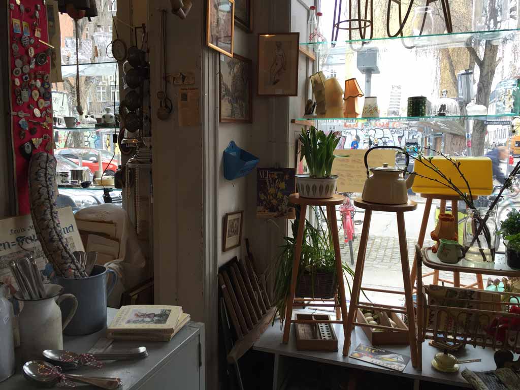 A Danish second hand shop in Copenhagen