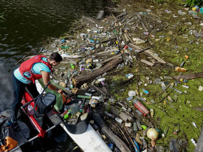 The Waterbike Collective volunteers