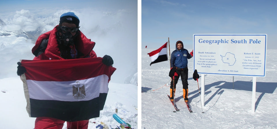 Omar summits Everest and reaches the South Pole