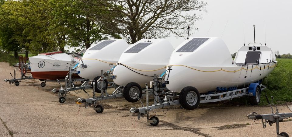 Rannoch boats outside the yard