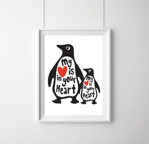 Penguins Print