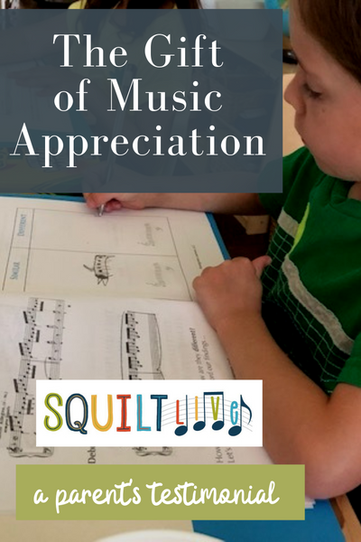 The Gift of Music Appreciation : SQUILT LIVE! - a parent's testimonial