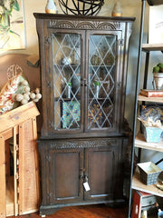 Vintage corner hutch