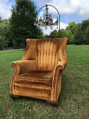 Vintage Velvet Chair The Fox and Feather