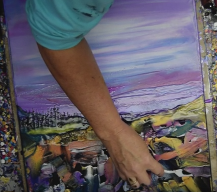 Spatula Sky Forrest by Priscilla Batzell