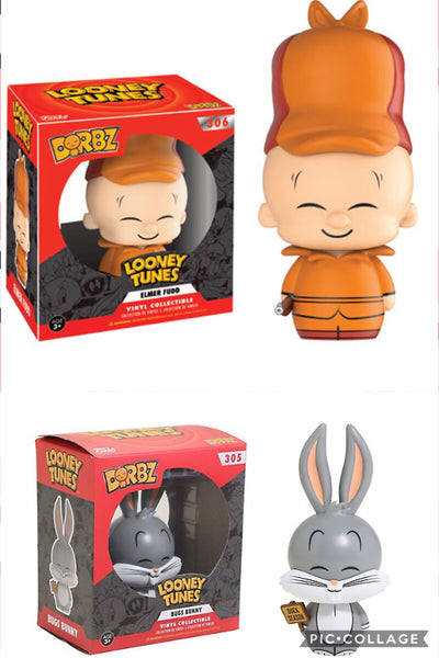 Looney Tunes Elmer Fudd Bugs Bunny bundle Dorbz Funko set