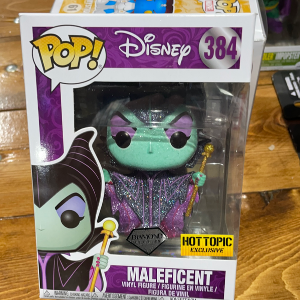 Funko Pop Disney Maleficent 384 Diamond Collection Hot Topic for sale online 