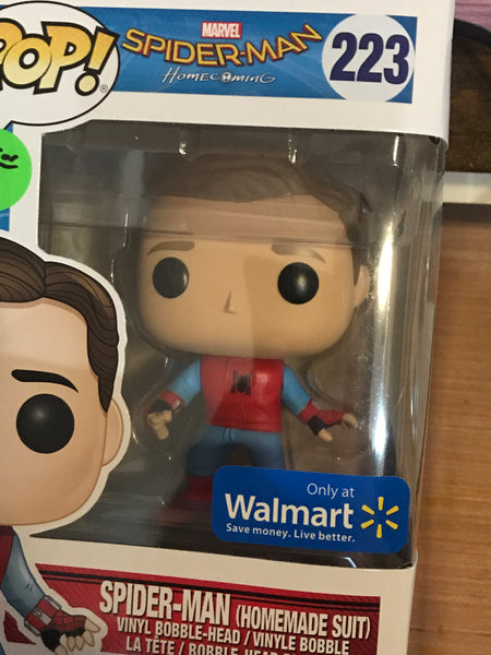 funko pop spiderman homemade suit