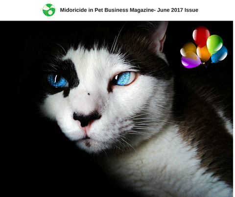 Midoricide on Pet Business magazine- June 2017 Issue