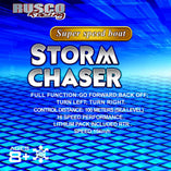 rusco racing storm chaser boat in silver - 2.4ghz