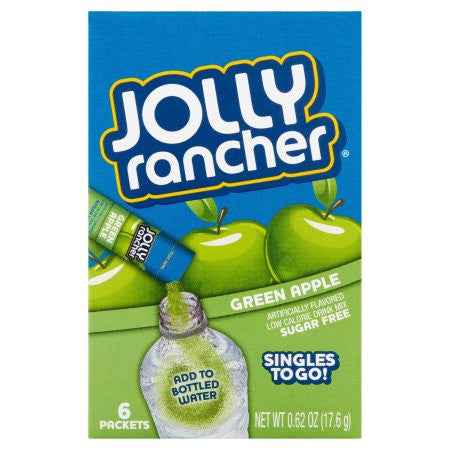 Jolly Rancher Sugar Free Singles To Go - Green Apple