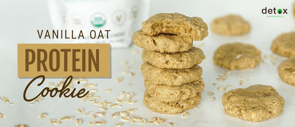 Vanilla Oatmeal Protein Cookie Header