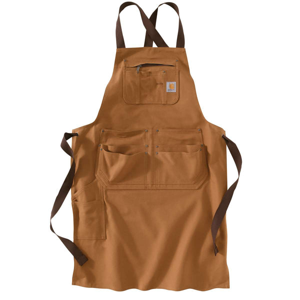 brown apron