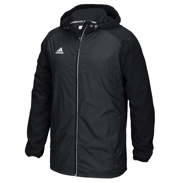 adidas men's modern varsity woven jacket