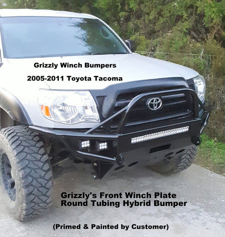 2005 - 2011 Toyota Tacoma Front Winch Plate Bumper