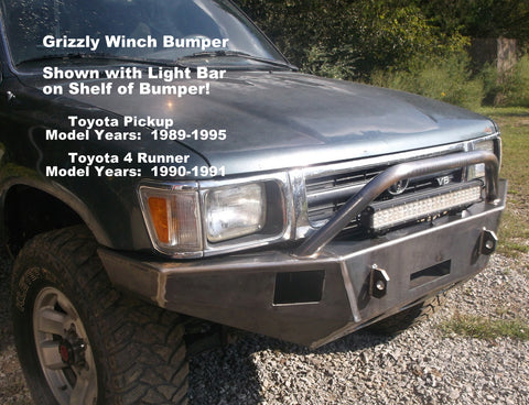 1990-1991 Toyota 4 Runner Grizzly winch Bumpers