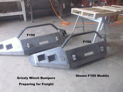 f150 front winch bumper  grizzly winch bumpers