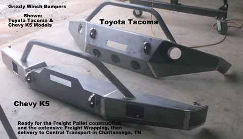 toyota tacoma winch bumper grizzly winch bumpers