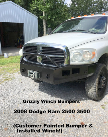 2008 dodge ram 2500 3500 winch bumper grizzly winch bumpers