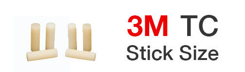 3M TC hot melt glue stick size