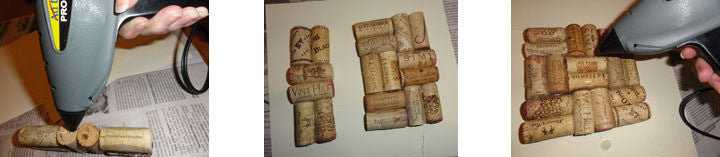 Wine cork trivet step 3